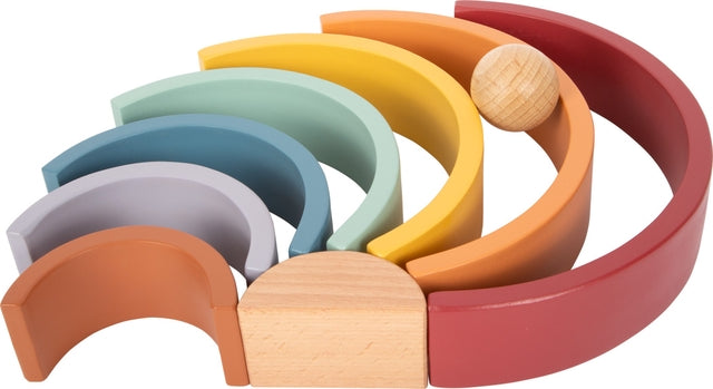 Blocs de construction en bois Arc-en-ciel "Safari"